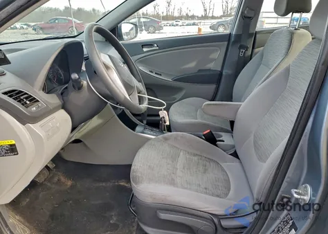 2017 Hyundai Accent Se z USA, uszkodzony, nr VIN KMHCT4AE2HU358996